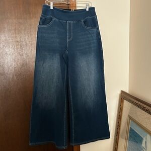 HALARA Dark Blue Flare Jeans